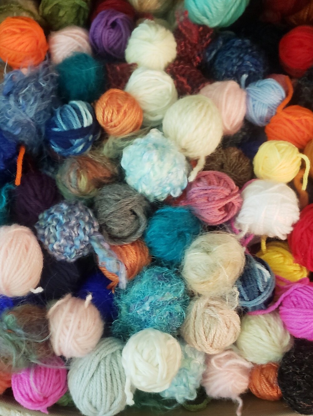 2 Lb Small Balls Acrylic Yarn,worsted Weight For Crochet,craft,knitting
